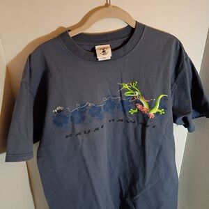 The Duck Company Women's Blueish Grey Short Sleeve Tee Kauai Hawaii